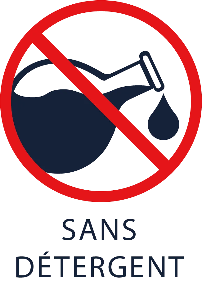 Pictogramme : Sans Détergent