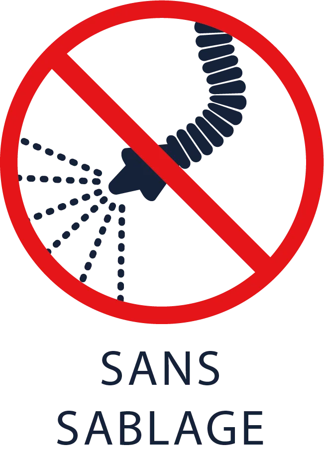 Pictogramme : Sans Sablage